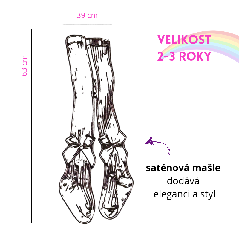 MISTRAL - šedé punčocháče s mašlí, velikost 2-3 roky