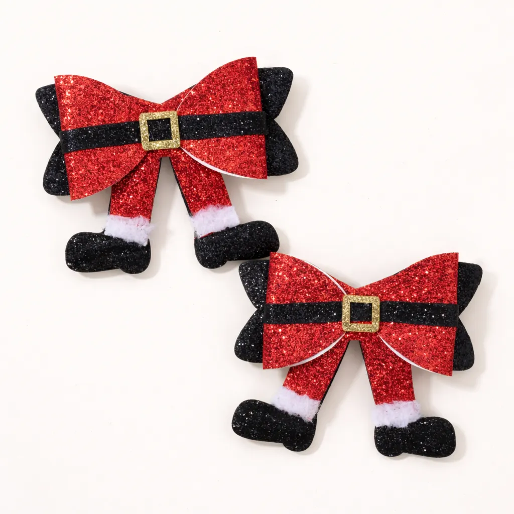 SANTA BOW  - spony do vlasů 2ks
