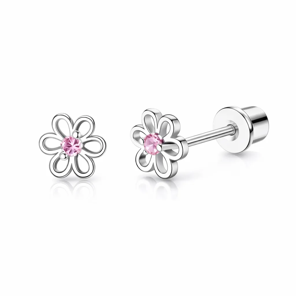 FLORY MINI (6mm) - náušnice z chirurgické oceli