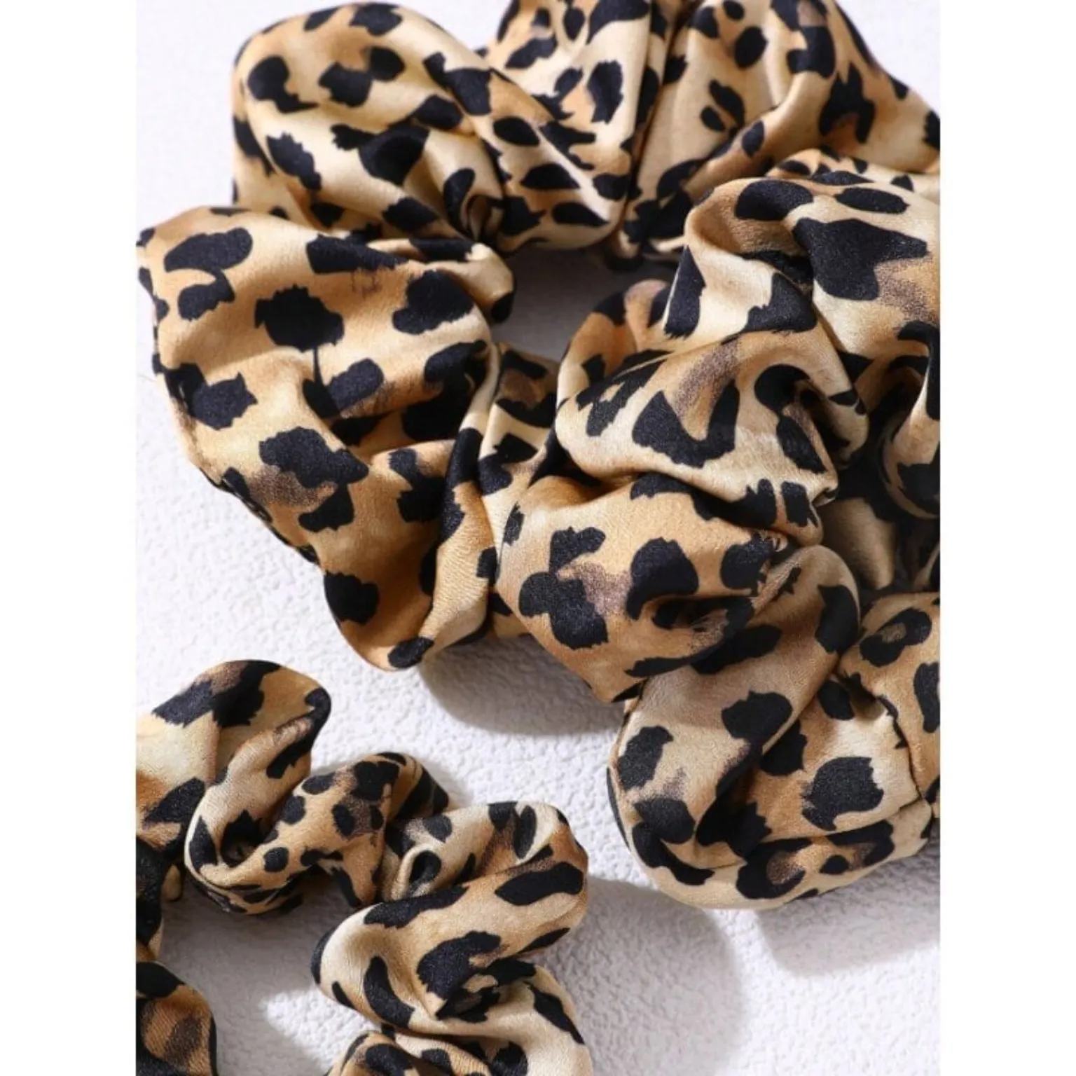 Leopardí gumičky do vlasů (3ks)